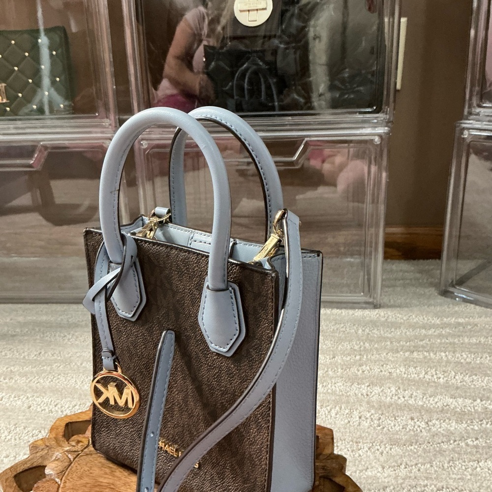 Michael Kors Mercer XS NS Shopper Crossbody Bag Mini - Picture 4 of 10